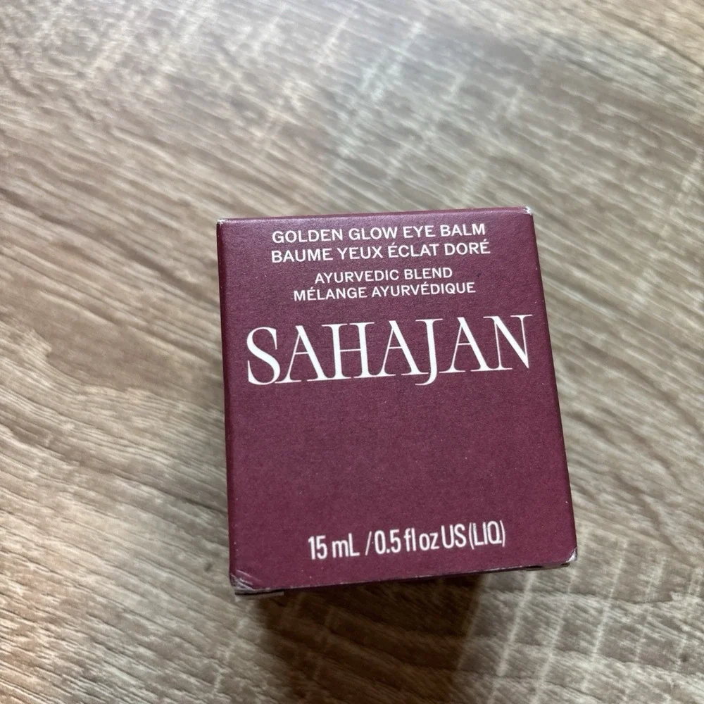 SAHAJAN ~ GOLDEN GLOW EYE BALM ~ 0.5 fl. oz.   NEW IN BOX
